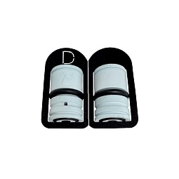 Комплект клапанов для Invikta и Kompact, PVDF-T/Ceramic, уплотнения EPDM